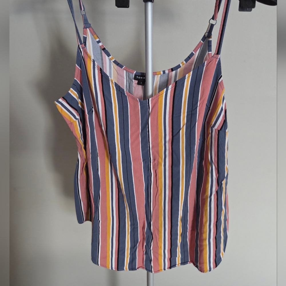 Torrid Striped Tank Size 1